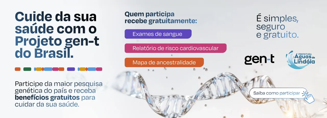 Águas de Lindóia integra a maior pesquisa genética do Brasil com oferta gratuita de exames à população