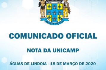 Comunicado: Unicamp divulga comunicado suspendendo cirurgias eletivas 