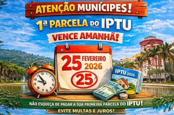 IPTU 2026: parcela única e primeira parcela vencem em 25 de fevereiro