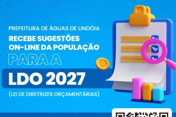 Prefeitura de Águas de Lindóia abre participação popular para elaboração da LDO 2027