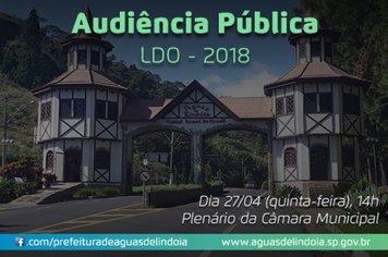 Convite - Audiência Pública LDO