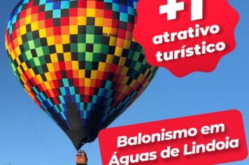 Águas de Lindoia terá passeios de Balão durante as férias de julho