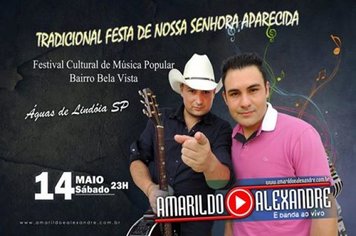 Festival de Música Popular do Bairro Bela Vista oferece três shows neste final de semana