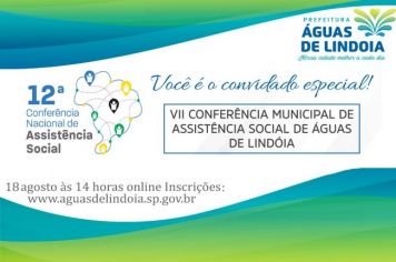 Conferência de Assistência Social acontecerá no dia 18 de agosto