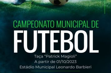 Campeonato Municipal de Futebol homenageará Patrick Magioli