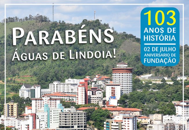 Águas de Lindoia comemora 103 anos de fundação com homenagem e missa em ação de graças