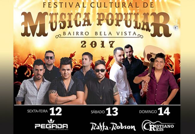 Festival de Música Popular no Bela Vista terá mais três shows neste final de semana