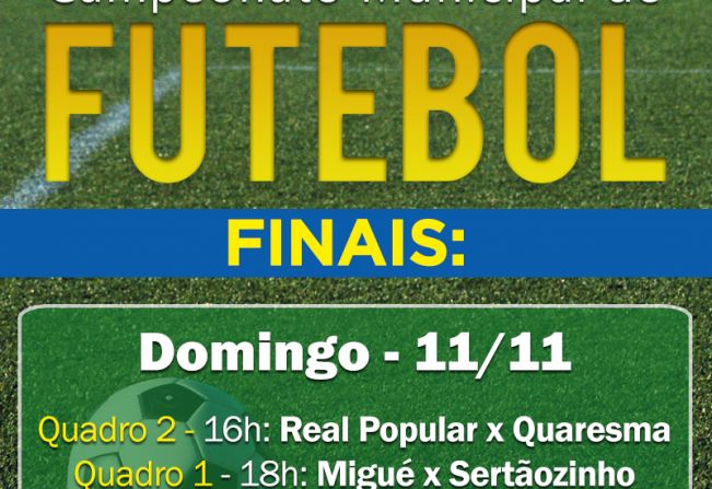 Real Popular e Quaresma vencem semifinais e decidem título no quadro 2 do municipal de futebol