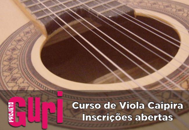 Prefeitura abre inscrições para curso de Viola Caipira no Projeto Guri