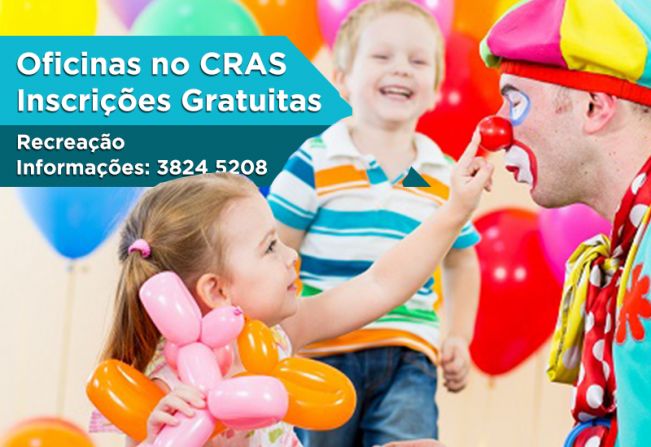 CRAS abre inscrições para curso de artesanato e oficinas culturais e de recreação