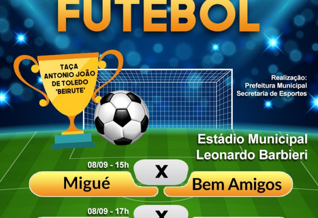 Campeonato de Futebol começa no domingo e homenageia Antônio João de Toledo