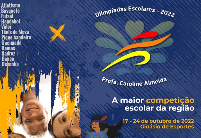 Olimpíadas Escolares começam na próxima semana