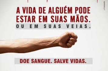 Campanha de doação de sangue acontece no dia 30 em Águas de Lindóia
