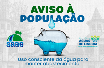 AVISO À POPULAÇÃO 