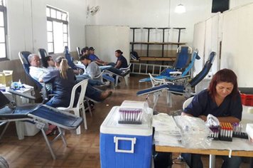 Campanha coleta quase 40 bolsas de sangue em Águas de Lindóia