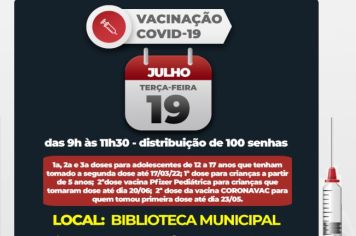 Covid-19: Campanha de vacinação terá primeira dose para adultos que não se vacinaram e quarta dose para maiores de 40 anos