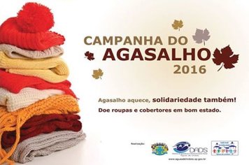 Inscrições para a Campanha do Agasalho começam no dia 2 de maio em Águas de Lindóia