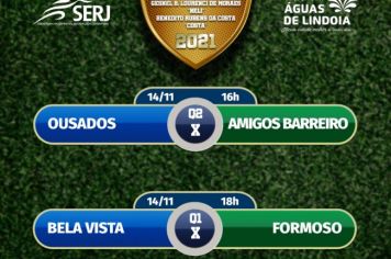 Definidas finais do Campeonato Municipal de Futebol