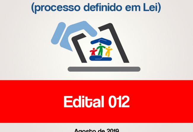 EDITAL PARA CONHECIMENTO PÚBLICO N° 12/19