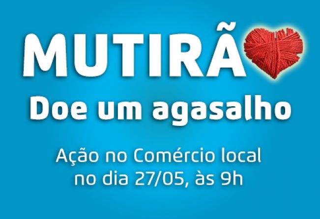 Fundo Social promove mutirão para arrecadar agasalhos no comércio