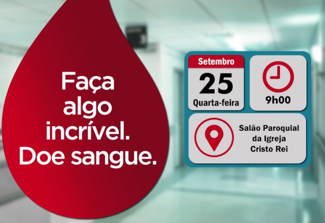 Coleta de sangue em Águas de Lindóia acontece na quarta, dia 25